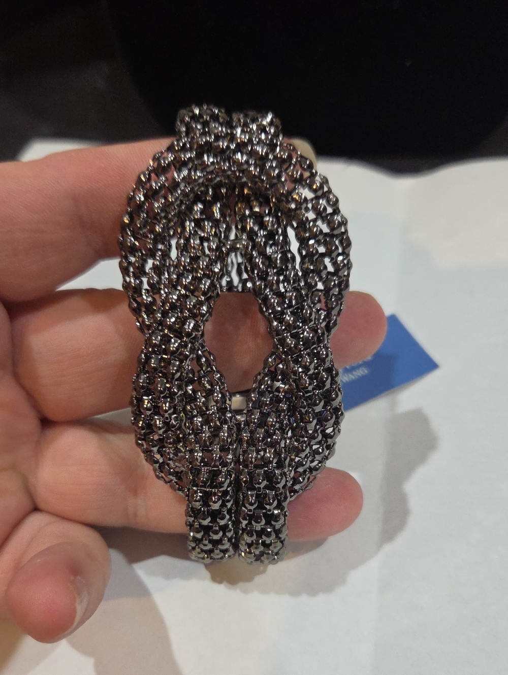 SIMPLY VERA VERA WANG BLACK MESH BRACELET
